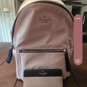 Ks bookbag purse and wallet